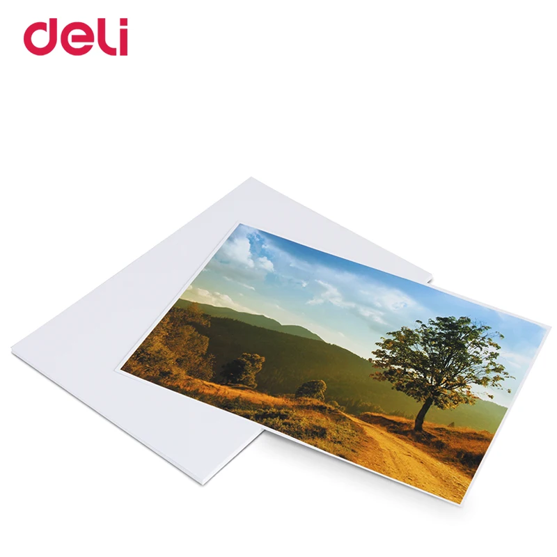 Deli Оптовая продажа высокое качество 4R/A4 Люминесцентная фотобумага для