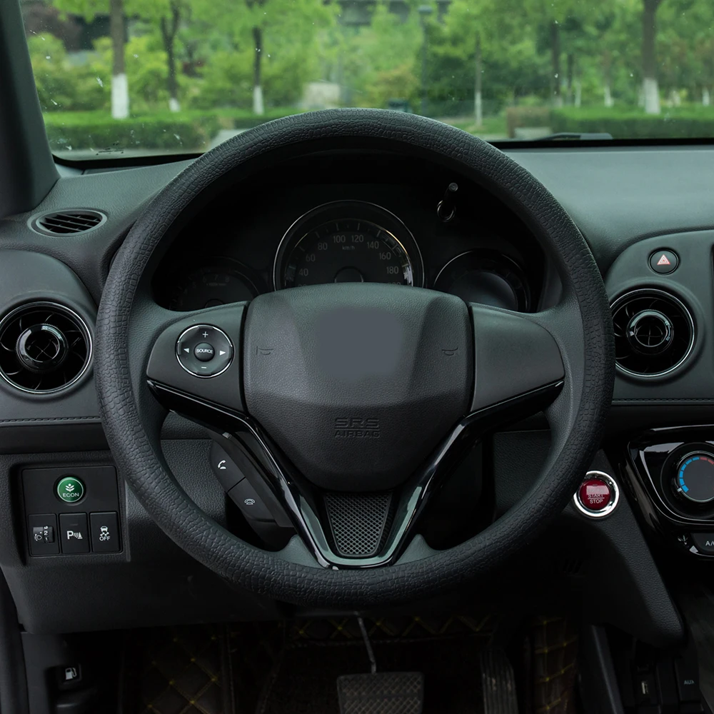 HuiER Оплётка на Руль высокое качество Еда Класс силиконовые авто руля покрытие против скольжения для 36-40 см стайлинга автомобилей руль