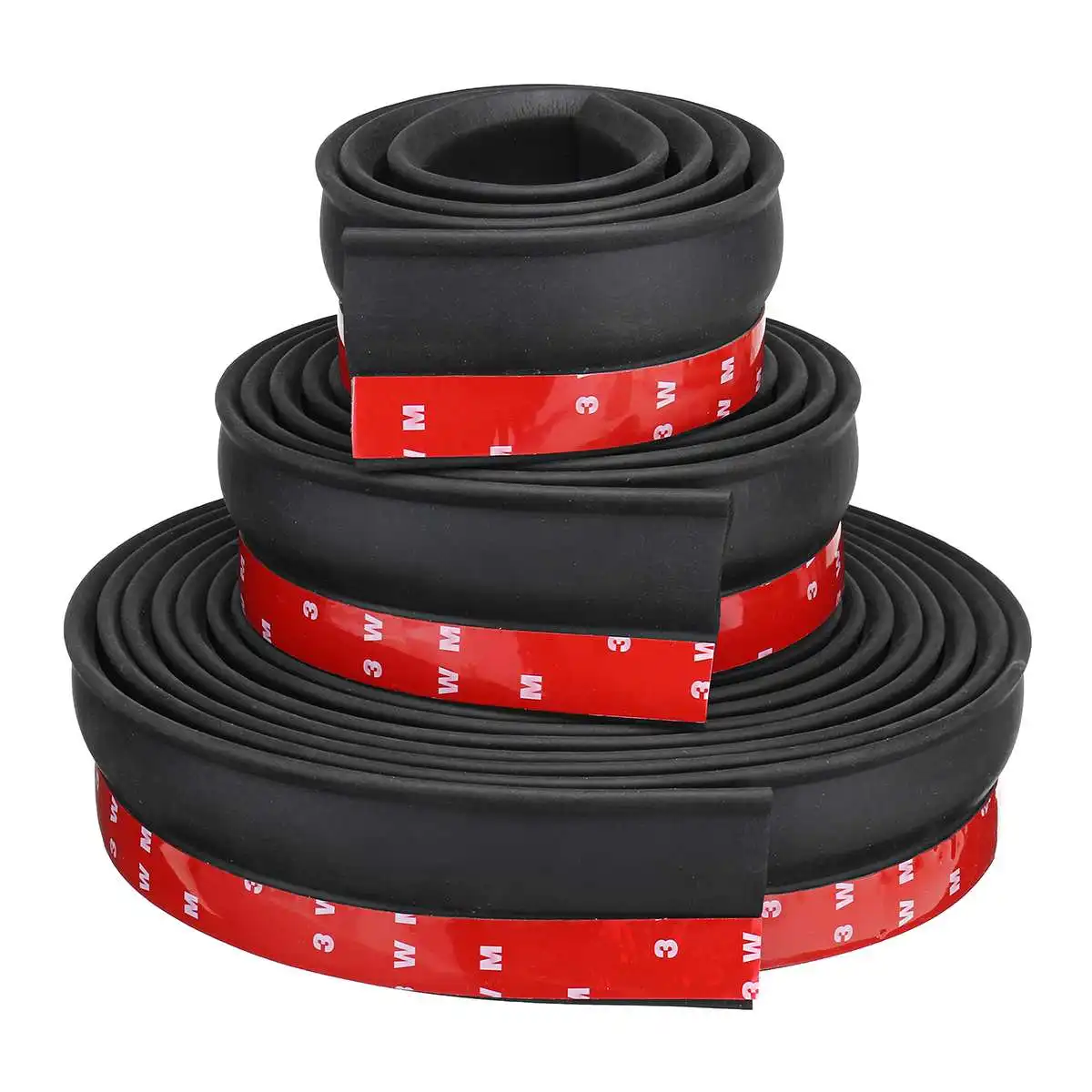 7m/3m/1m Universal Garage Door Bottom Weather Stripping Rubber Seal Strip Replacement Door Seal Strip Home Accessory New