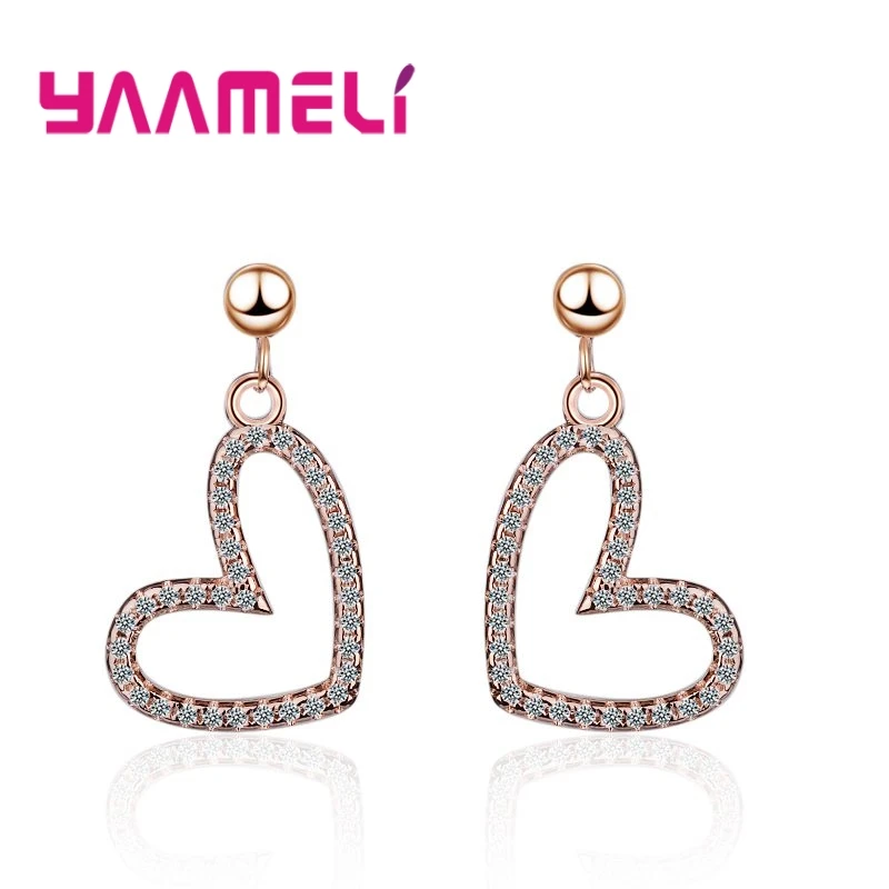 Романтические Женские Висячие серьги из стерлингового серебра S925 пробы для