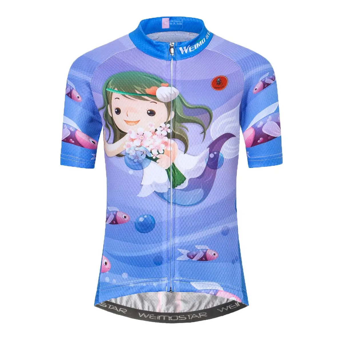 Одежда для мальчиков и девочек Велоспорт Джерси рубашка mtb Maillot короткий рукав