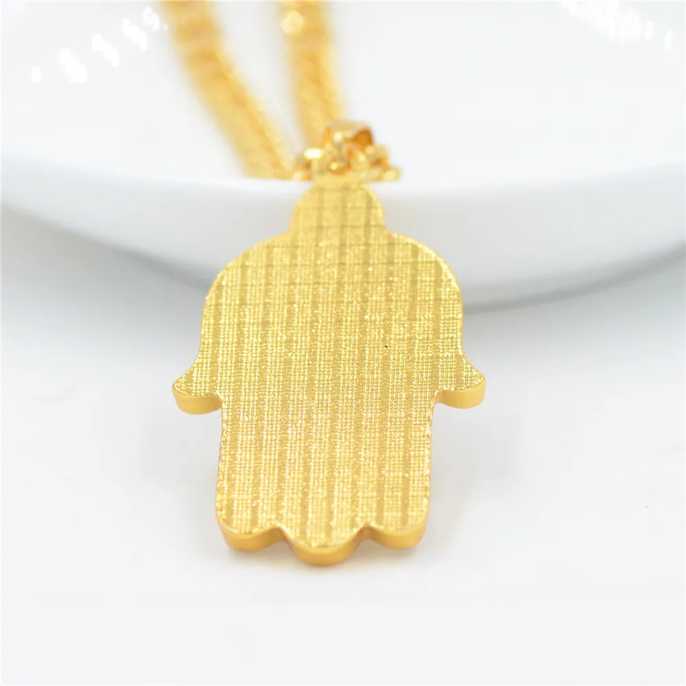 Ожерелье с кристаллами в стиле хип хоп|pendant for men|hamsa hand necklacehand necklace |