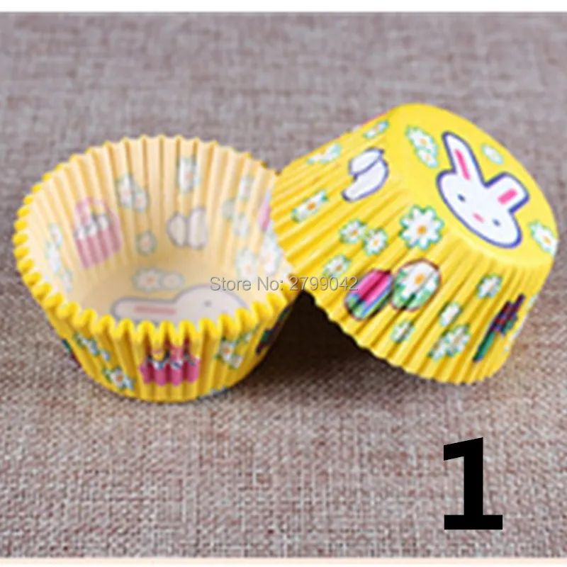 Оптовая продажа 100 шт бумажные обертки для кексов чашки выпечки коробки кухонные
