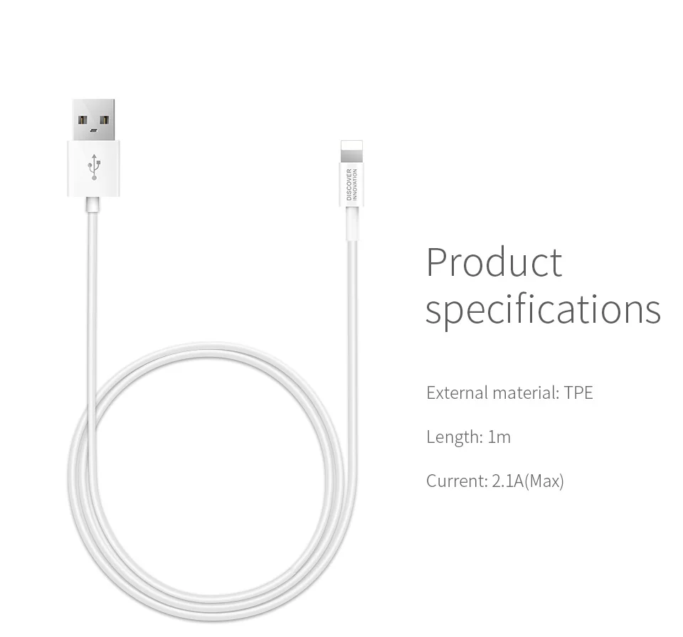 NILLKIN USB Зарядное устройство кабель для передачи данных для iPhone XS Max/X/8/8 Plus/7/7 Plus/6 S/6/5S/SE iPad кабели мобильных телефонов USB зарядный кабель для передачи данных кабель