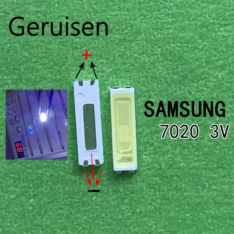 50 шт./лот для ремонта Samsung TCL Panasonic ЖК телевизор светодиодная лампа с подсветкой SMD