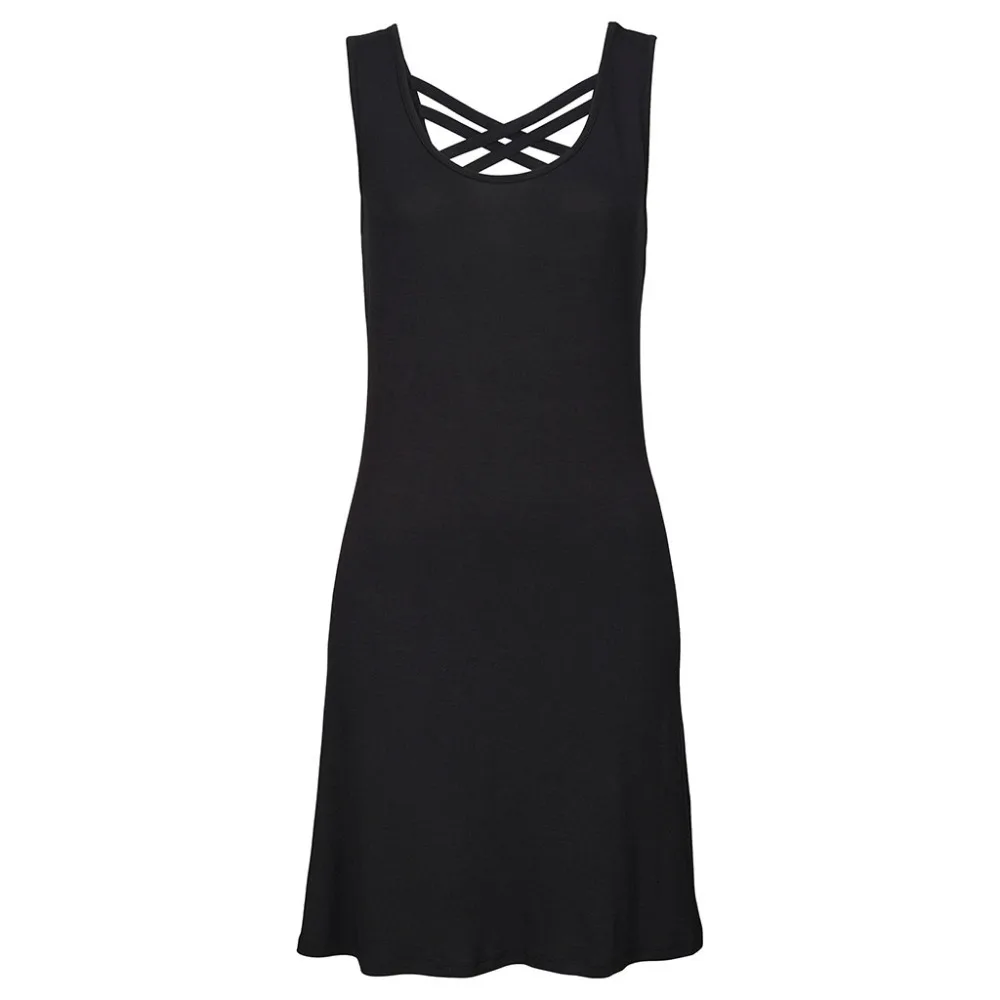 Богемное платье Бандажное женское летнее сексуальное пляжное мини-платье с