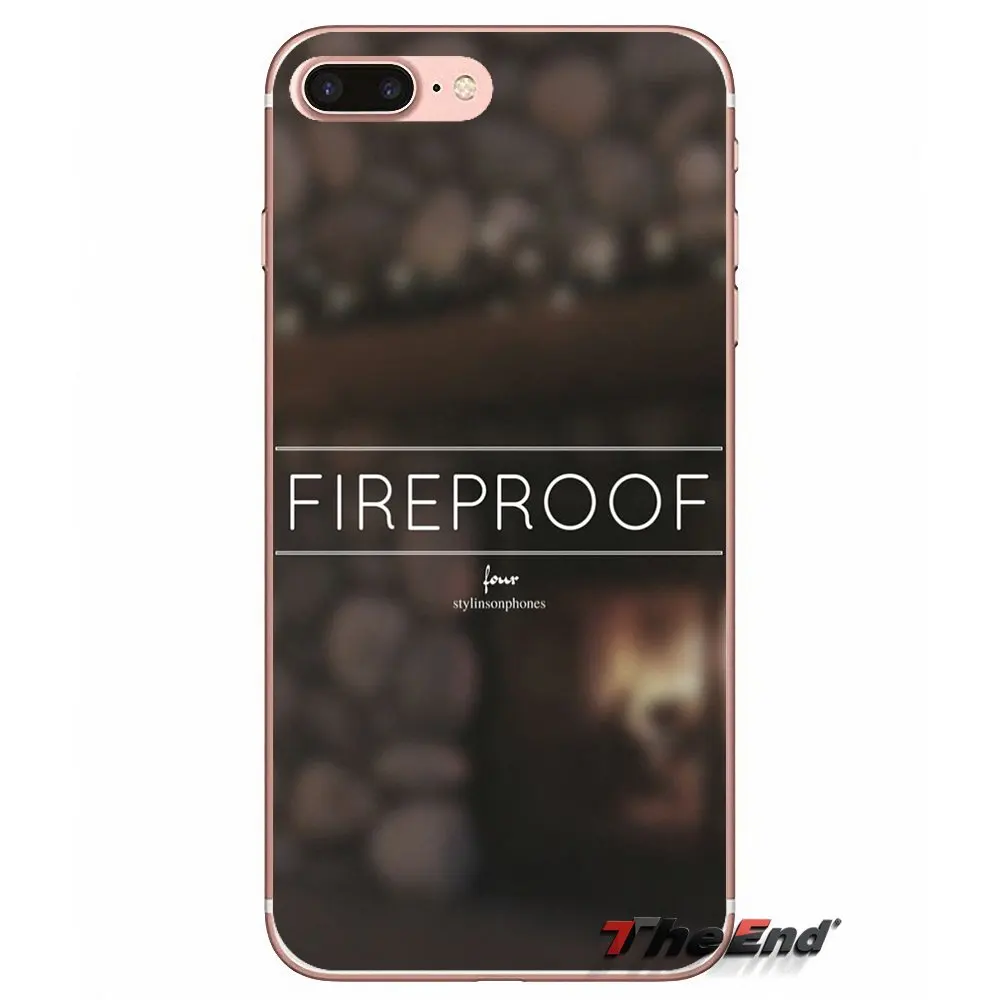 Чехол для iPhone X 4 4S 5 5S 5C SE 6 6S 7 8 Plus Samsung Galaxy J1 J3 J5 J7 A3 A5 2016 2017 огнеупорный One Direction 1D |