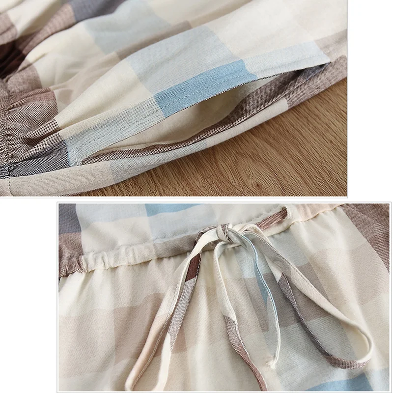 BabYoung новинка Корейская летняя Хлопковая пижама для пары комплект короткая