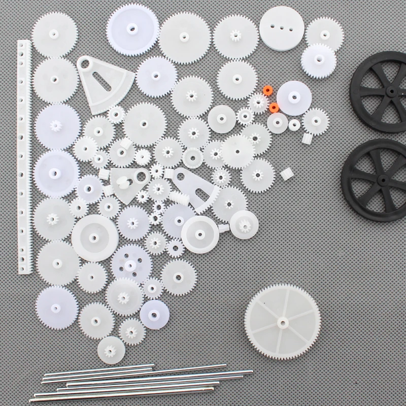 

Toy Diy Components Gear Set 92 different kinds of gears