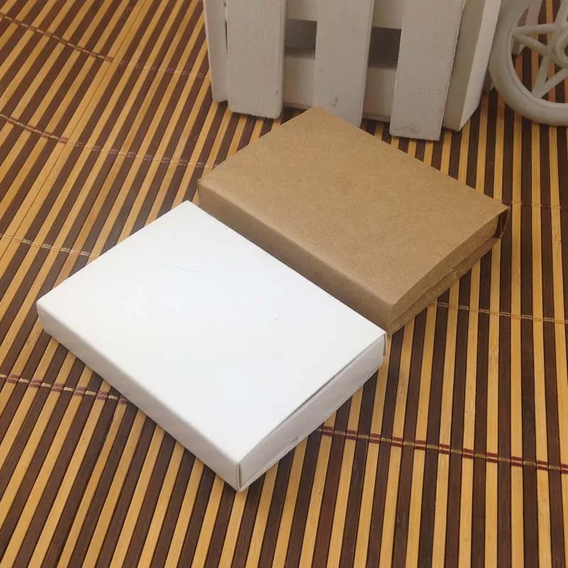 Ювелирные изделия карты 100 шт. + 100pcsbox 7 5*5 4*1 2 см подарок кулон матч серьги чехол