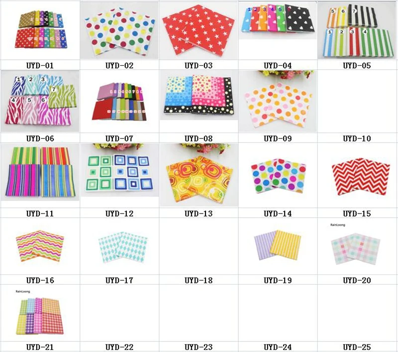 

[RainLoong] Wholesale Popular Printed Bulk Paper Napkin Tissue Servilleta For Decoupage And Decoration Paper