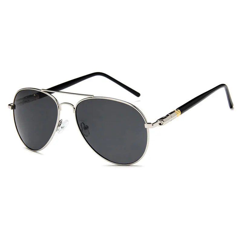 2019 Metail Frame high fashion Oversized Spring Leg Alloy Sunglasses men Polarized Brand Design Pilot Male Sun Glasses Driving | Аксессуары