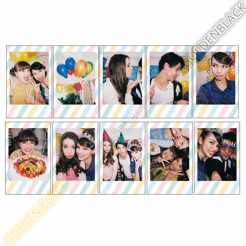 Оригинальная пленка Fujifilm Fuji Instax Mini 8 полоса Цвет принты 10 листов для мини 11 9