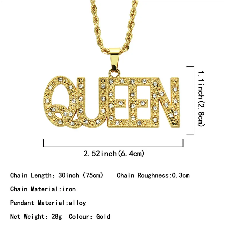 Через amazon Горячий стиль ожерелье мода в Европе и Америке люди хип хоп кулон набор