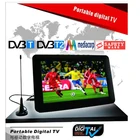 7-дюймовый портативный мини dvb-t2 цифровой телевизор совместим с dvb-th264 dvb t2 tv usb воспроизведение для дома или автомобиля или лодки