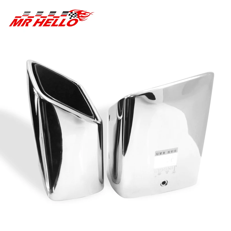 2 шт. Оригинальные Глушители выхлопной трубы из нержавеющей стали для