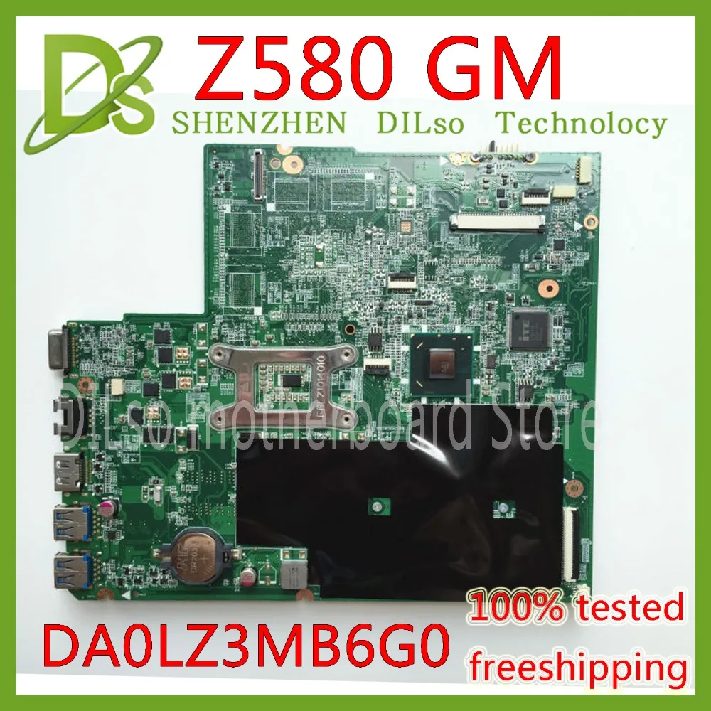 

KEFU Z580 Mainboard For Lenovo Z580 GM HM76 USB3.0 DALZ3AMB8E0 Laptop Motherboard USB3.0 Test work 100% original