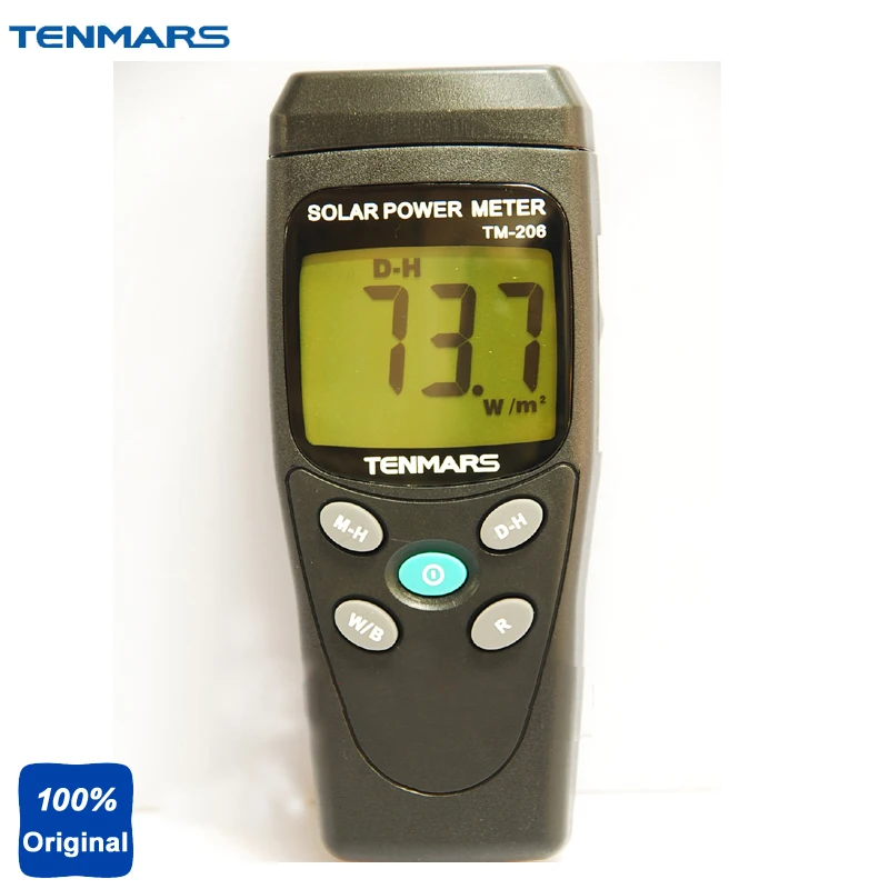 

TM-206 Portable Solar Power Meter Measuring , Solar Radiation Emitted Meter