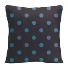 Хлопковая льняная декоративная подушка в красочный горошек