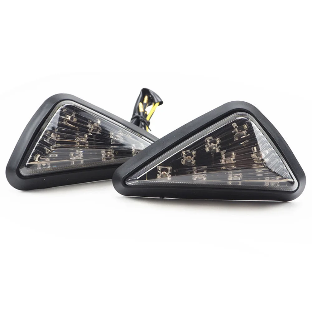 2 шт. обтекатель Поворотная сигнальная лампа мотоцикла переднее изменение