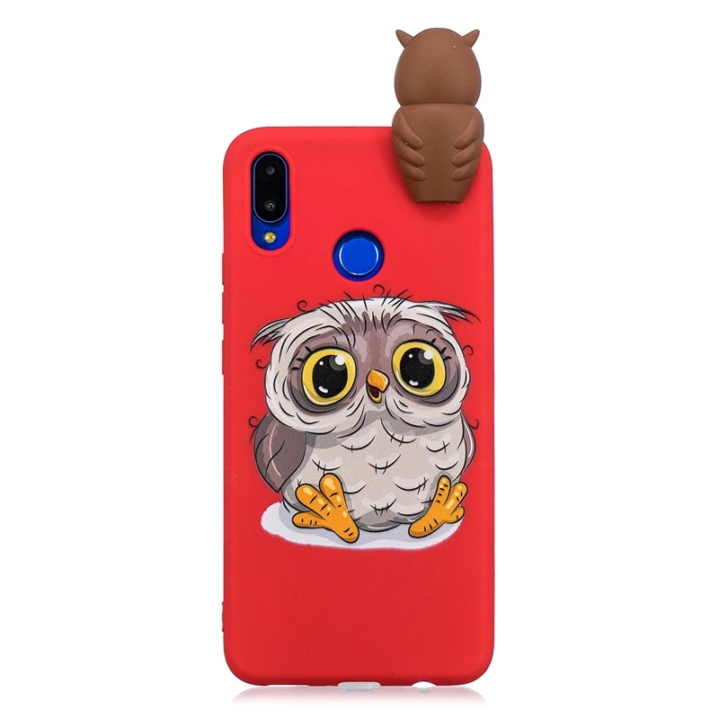 ETUI huawei P Smart дело чести 10 Lite Чехлы Симпатичные 3D панда Единорог собачий силиконовый чехол на huawei P Smart чехол для телефона