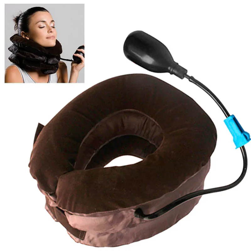Inflatable Air Cervical Neck Traction Soft Brace Device Messager Unit JS88 | Красота и здоровье