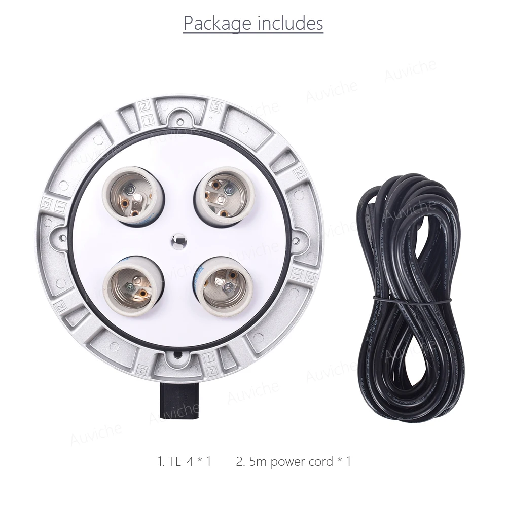 Godox tl 4 4in1 E27 разъем триколор лампа головы непрерывного света для Боуэн крепление