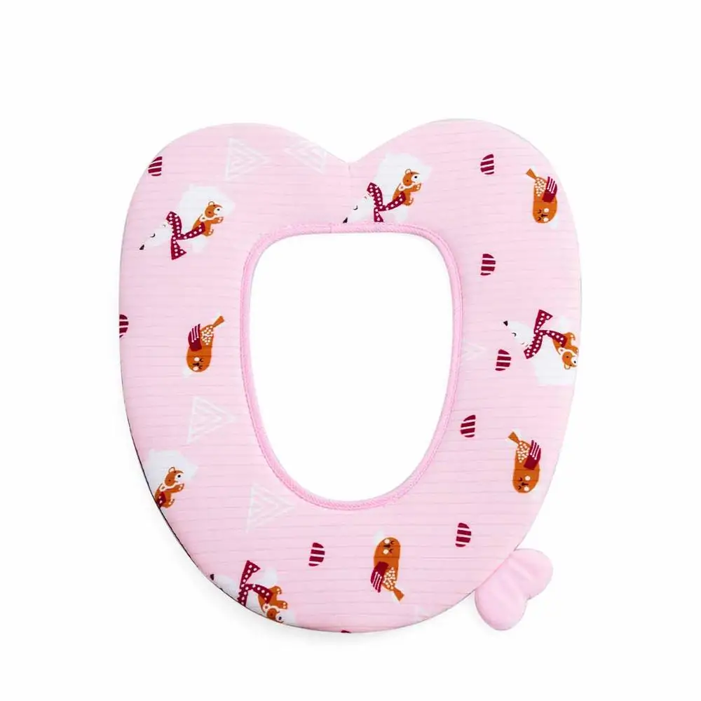 Pink Cartoon OTHERHOUSE мягкое сидение для унитаза Обложка Pad с атлет моющиеся крышкой здоровья водостойкий Туалет коврики крышка Ванна унитаз протектор - Цвет: Pink Cartoon