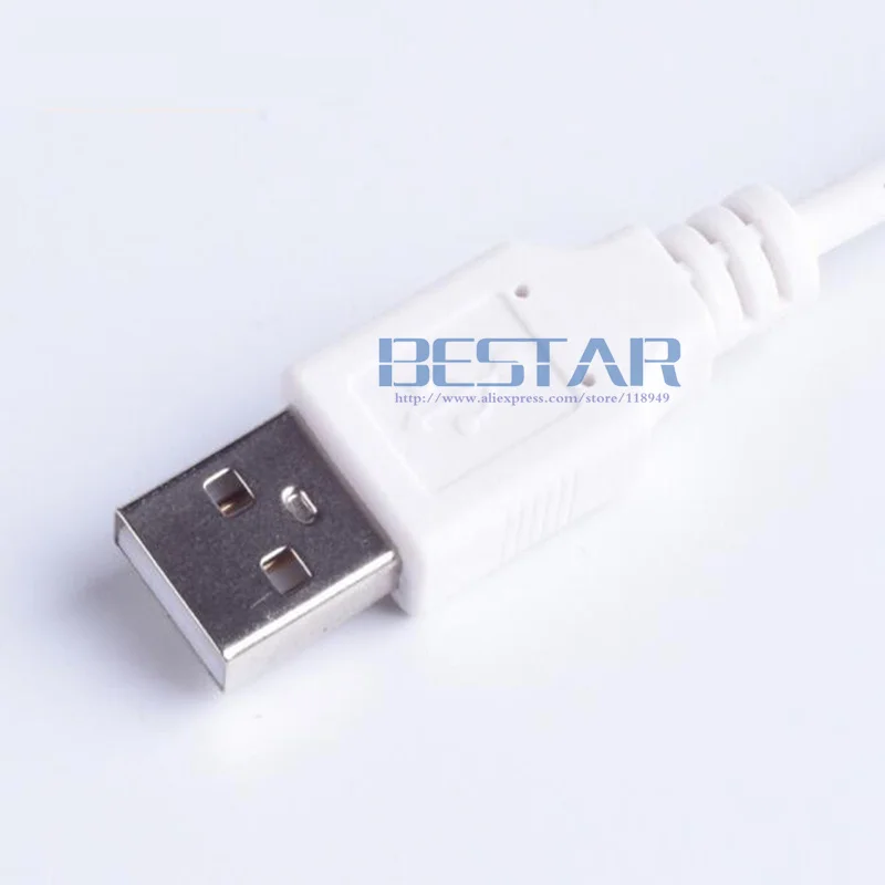 Белый 1 в 2 выхода USB на двойной DC 5x0 7 5 мм x 0 5/0 5*0 баррель Jack зарядный кабель питания