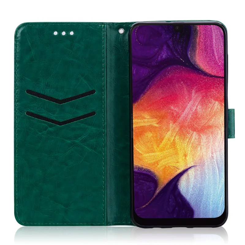 Для samsung Galaxy A50 чехол силиконовый Чехол кожаный флип-чехол для телефона для samsung A50 50 A505 A505F SM-A505F Galaxy A50 чехол