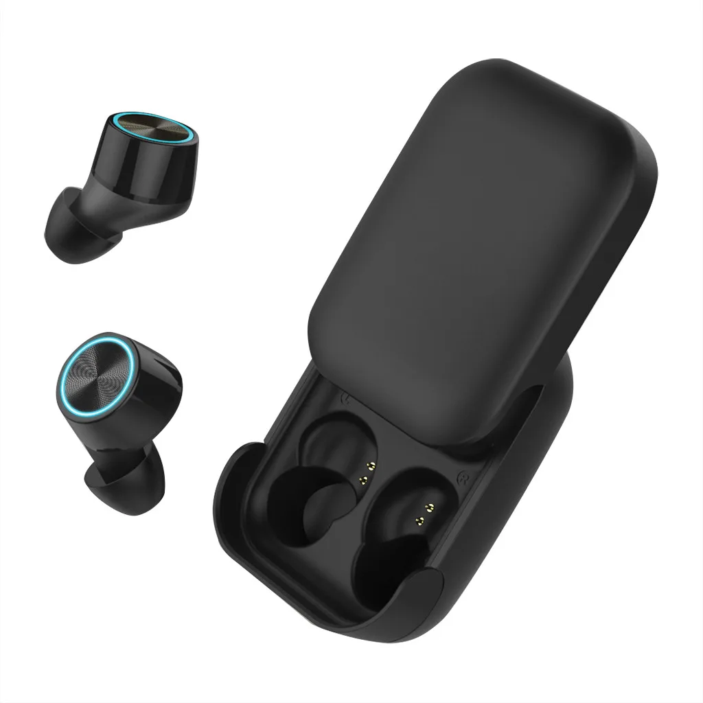 Binmer Cool fashion Bluetooth headset twins new slider charging bin dual pass true wireless touch in-ear 5.0 | Электроника