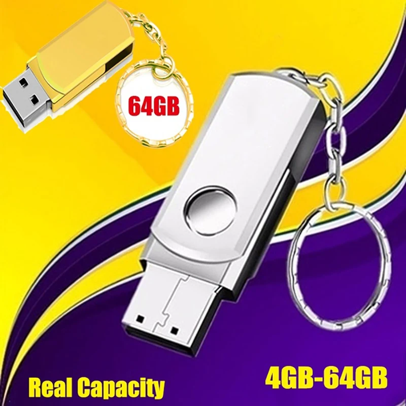 Флеш-накопитель usb 3,0 Металлический флеш-накопитель 128 Гб 64 ГБ 32 ГБ 16 ГБ 8 ГБ высокоскоростное устройство memoria флеш-накопитель usb с ремешком