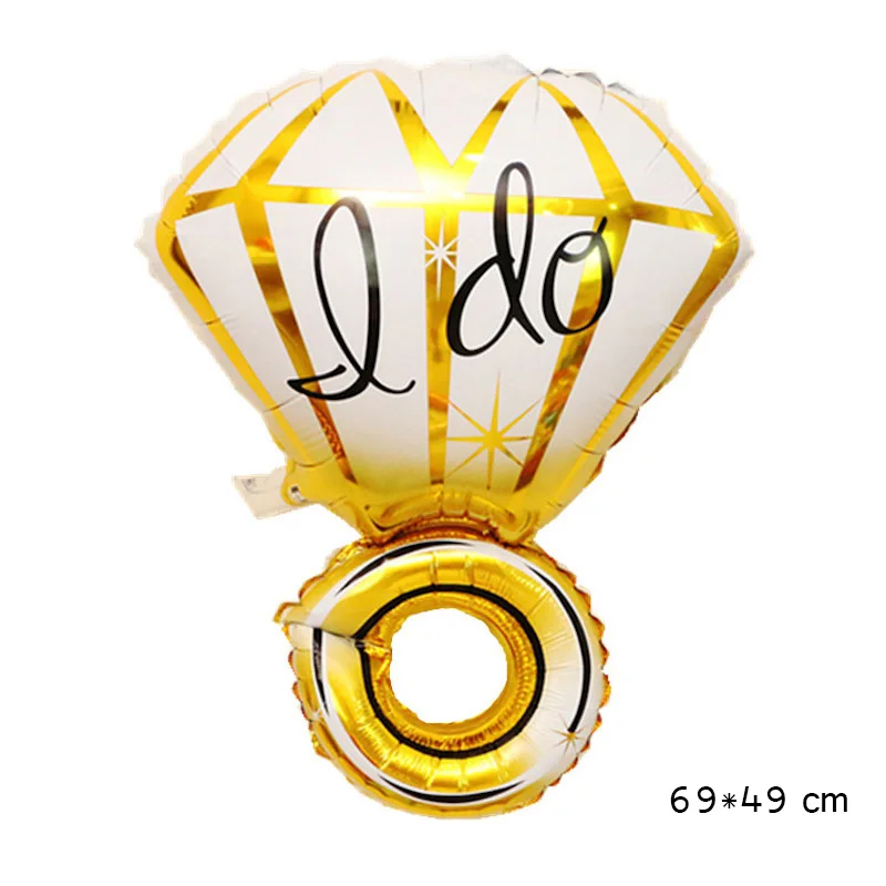 Обручальное кольцо романтические шары свадебное украшение АЛМАЗНОЕ КОЛЬЦО I DO