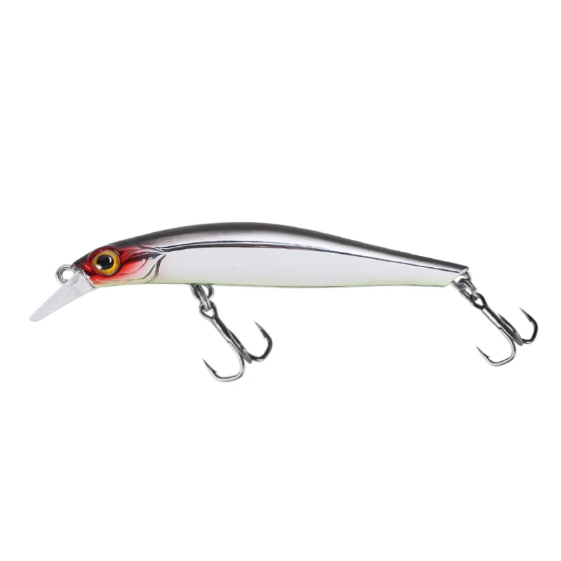 9506-treble hook-2 Kingdom Hot Jerkbaits рыболовные приманки 80 мм 9 г 105 мм 18,6 г бесшумные тонущие приманки Minnow высокое качество жесткие приманки хорошее действие воблеры - Цвет: 9506-treble hook-2