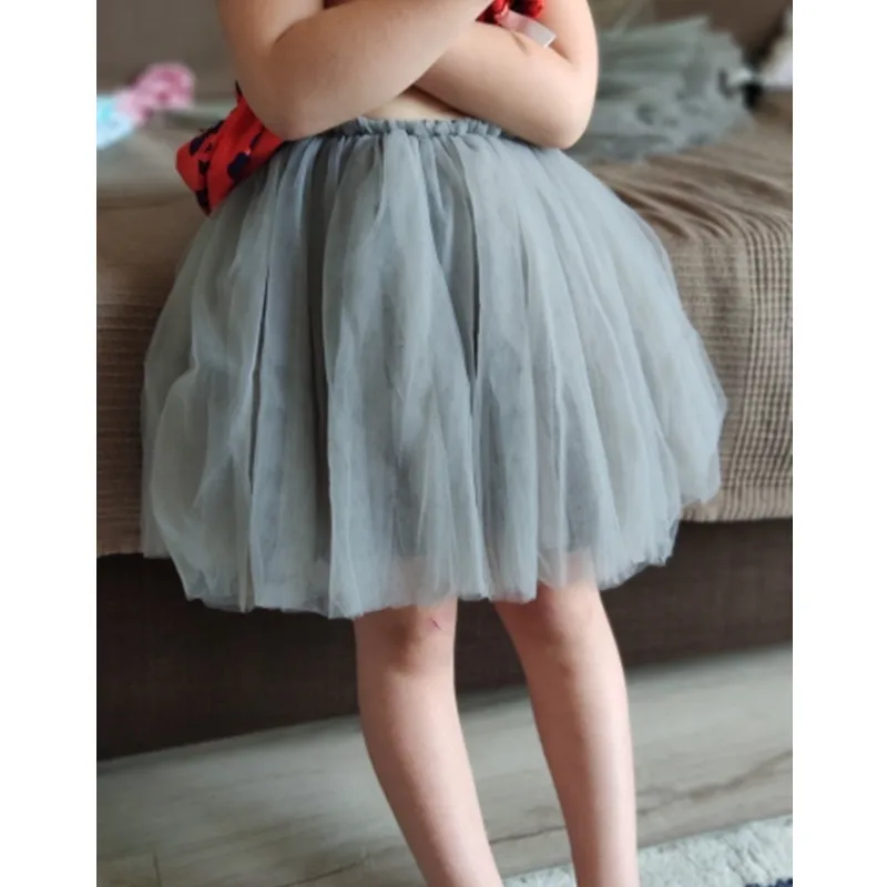 Однотонные фатиновые юбки-пачки для маленьких девочек юбки-американки модные