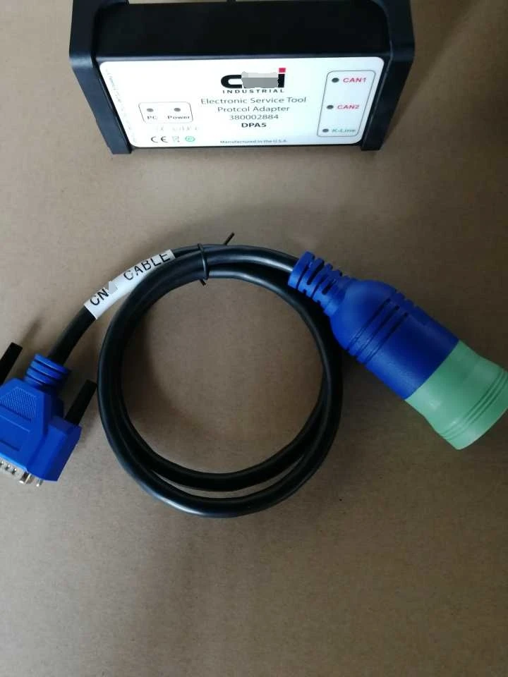 New EST 8.6 Holland Electronic Service Tools Protcol adapter 380002884 DPA5 Diagnostic Procedures NewHolland support K-line |
