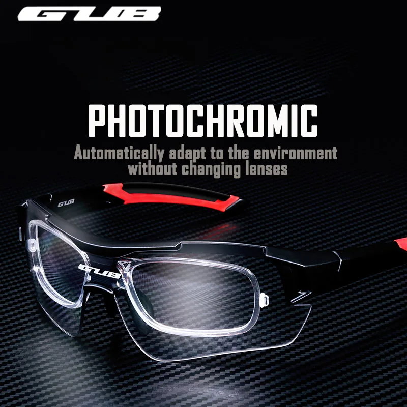GUB 5600, велосипедные фотохромные очки, автоматическое обесцвечивание, MTB, велосипедные очки, очки для спорта на открытом воздухе, солнцезащитные очки