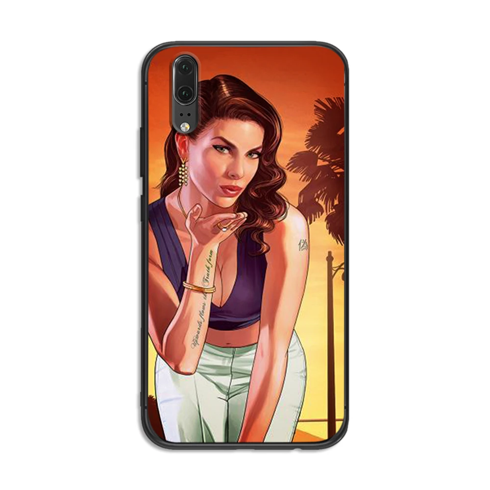 Grand Theft Авто мягкий телефон для huawei Honor 6A 7A 3GB Pro 7X 8X 8C 10 Lite Note задняя крышка чехол |