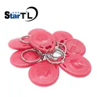 Брелок для ключей с RFID-меткой, 10 шт., брелок для ключей, кольцевой маркер 125 кГц, чип для бесконтактной идентификационной Карты EM 4100 для контроля доступа и посещаемости