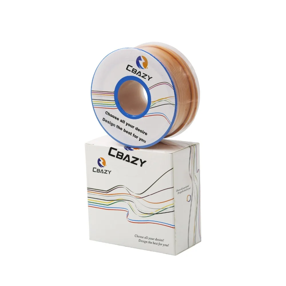 CBAZY силиконовый 16AWG 8 м гибкий силиконовый провод луженый медный провод кабель многожильный 10 цветов на выбор DIY проводное соединение