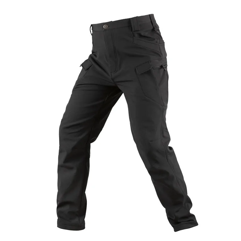 Outdoor Men Winter Tactical Hunting Pants Waterproof Military Thicken Warm Camping Hiking Pants Army Combat Fishing Trousers - Цвет: 03