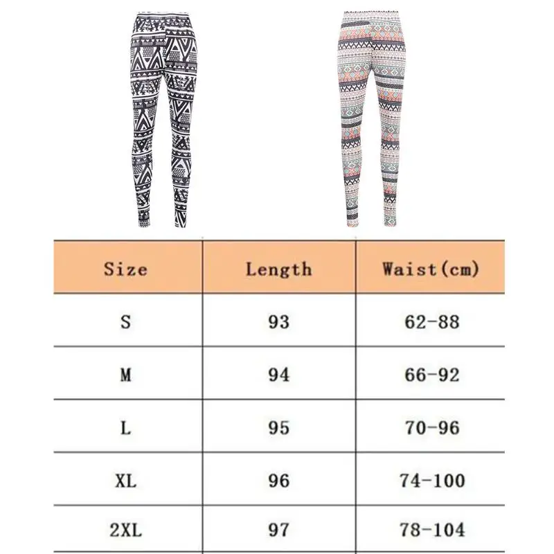 2018 Для женщин рождественские олени в полоску высокие упругие талии укороченные