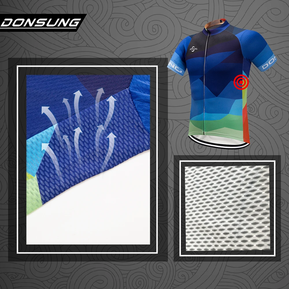 BYDONSUNG Summer Short Sleeve Cycling Set Mountain Bike Clothing Breathable Bicycle Jerseys Clothes Maillot Ropa Ciclismo 2018 | Спорт и
