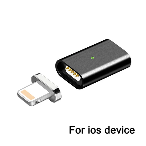 Магнитный адаптер CANDYEIC для быстрой зарядки для IPhone Android type C Micro USB 2,0 устройство для Micro USB кабель Магнитный адаптер - Цвет: for iphone