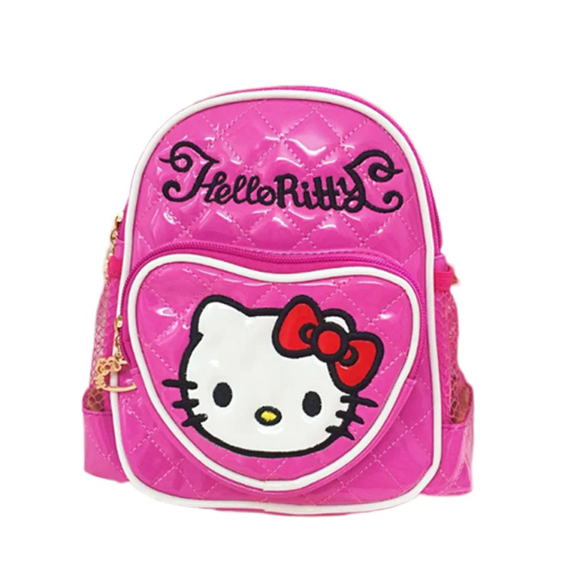 Сумки с героями мультфильмов «hello kitty» для детей, рюкзак для мальчиков и девочек, школьный плюшевый рюкзак, школьная сумка на плечо рюкзак для маленьких девочек - Цвет: A