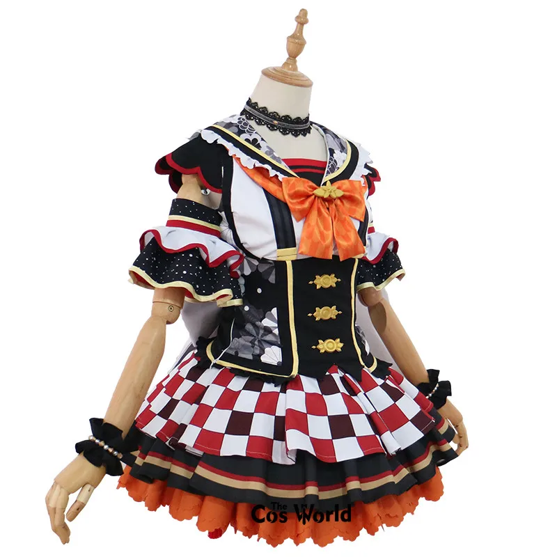 Прекрасно! Солнечный свет! Фартук для горничной Aqours Takami Chika платье Униформа аниме