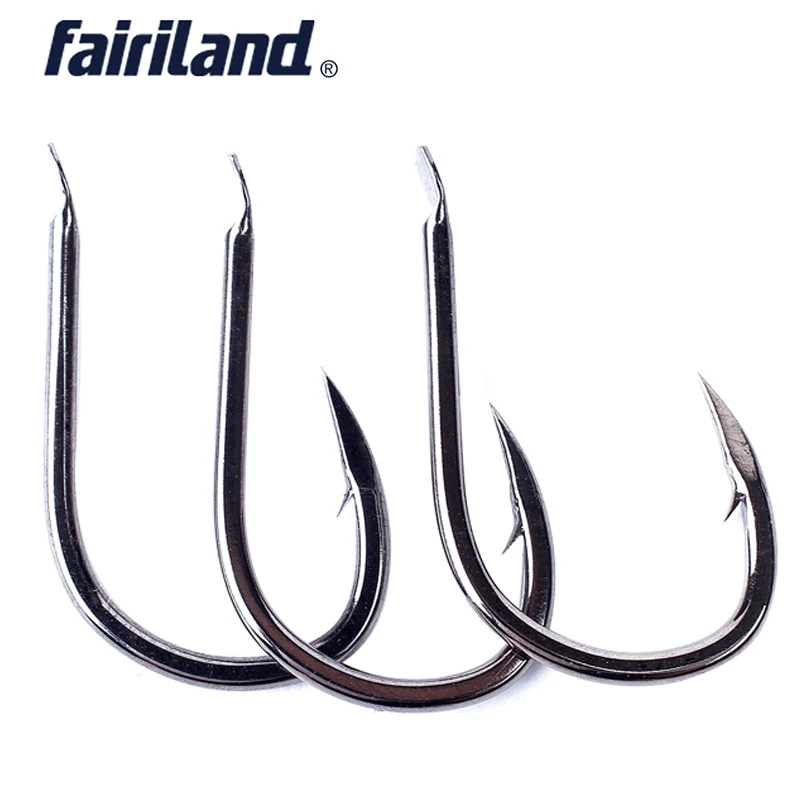 

100pcs/Lot up to 36.8Ib/16.5Kg barbed hook High carbon steel carp fishing hooks 11# 12# 13# saltwater fishing hooks Pesca Tackle