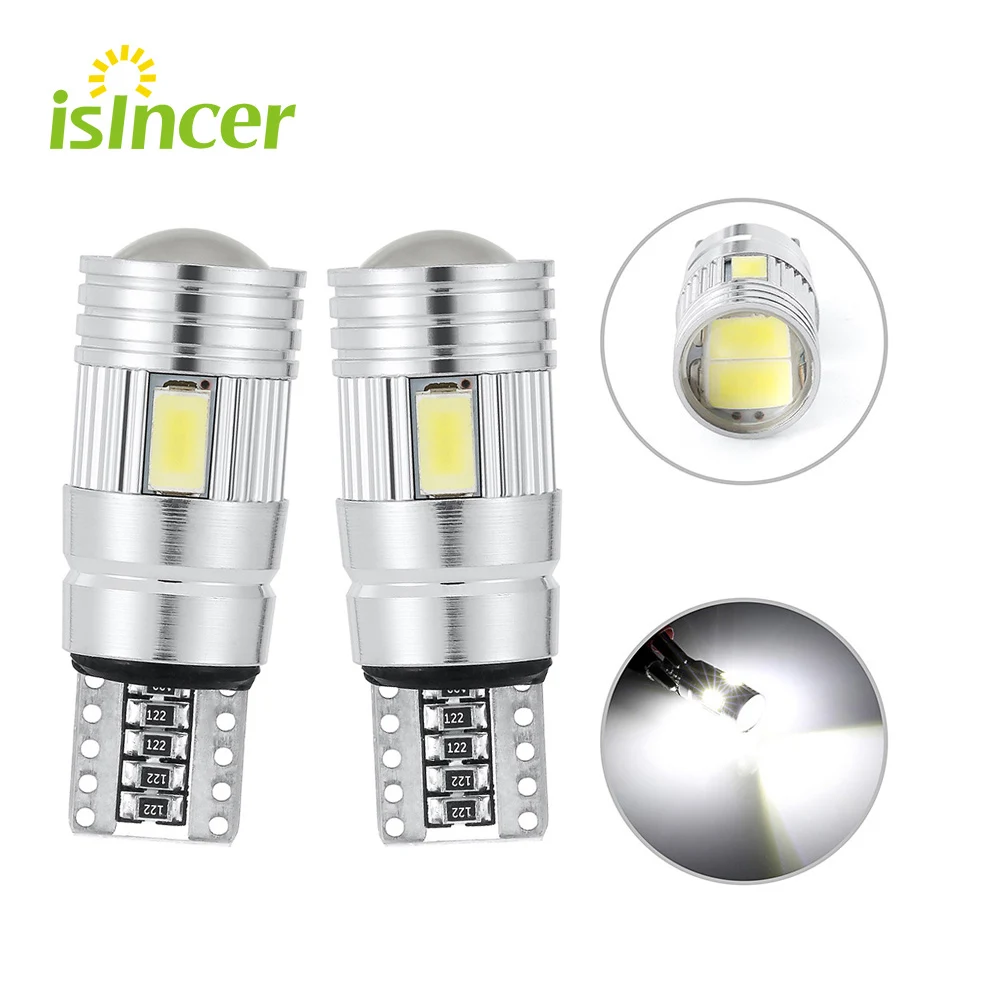 2 шт. автомобильные светодиодсветодиодный лампы T10 W5W 194 5630|interior led lamps|car lightcar ceiling