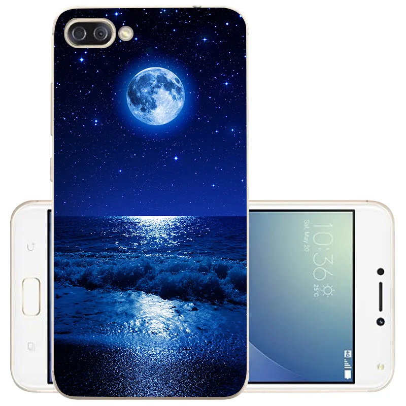 Чехол-книжка с диагональю 5,5 дюйма из ТПУ для Asus Zenfone 4 Max ZC554KL, мягкий силиконовый защитный чехол для Asus Zenfone 4 Max, чехол