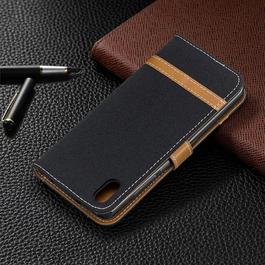 Redmi 7A джинсовый смешанный цвет PU кожаный чехол для Xiaomi Redmi 7A флип-бумажник чехол для Xiaomi Redmi 7A Capa чехол для телефона
